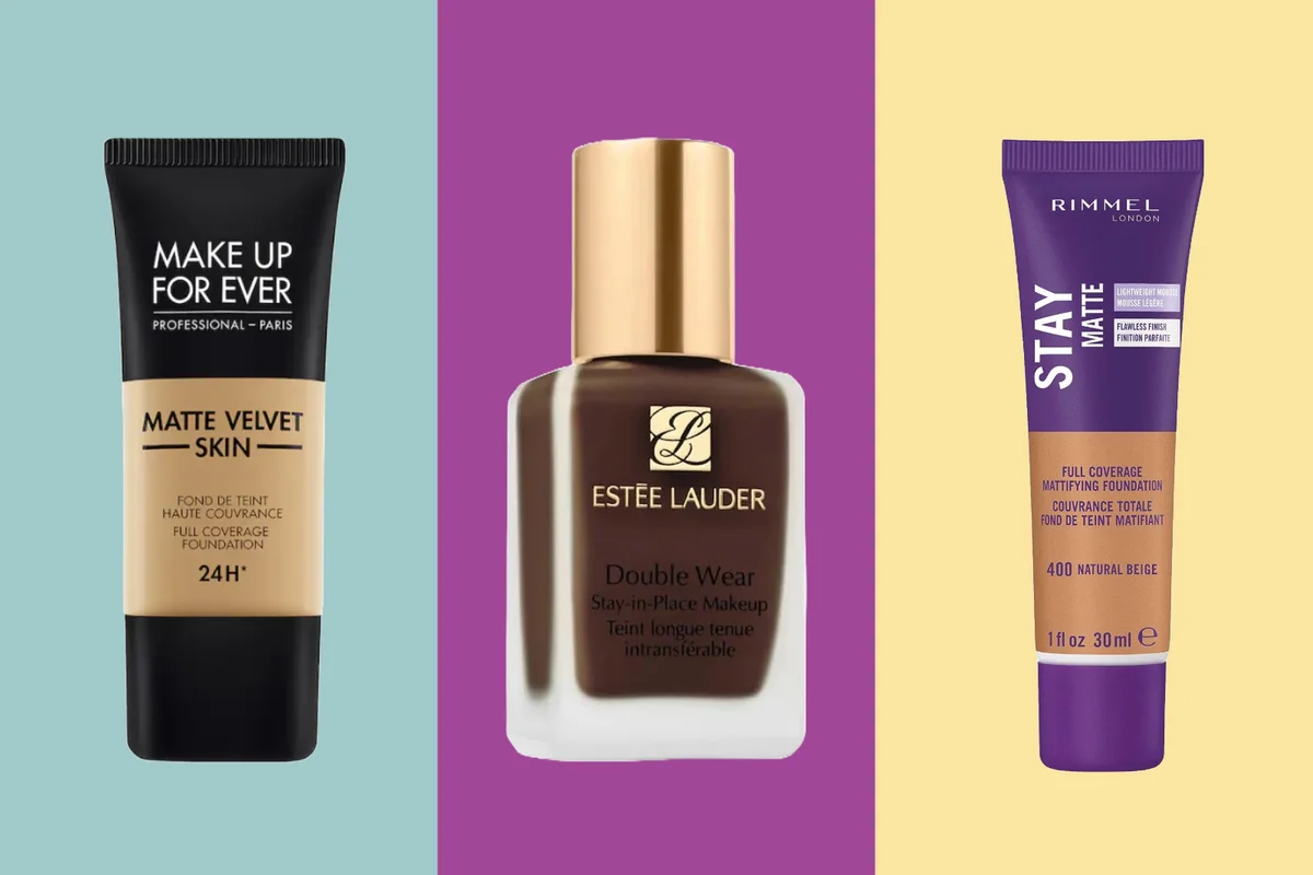 Three different types of foundation.